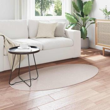 Teppiche Sand Baumwolle 80 x 150 cm Rutschfest Teppich Oval