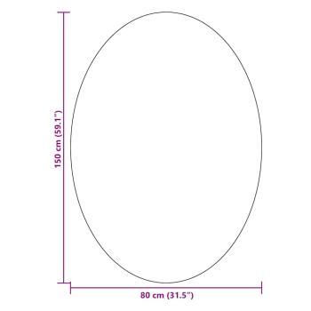 Teppiche Sand Polyester 140 x 200 cm Langlebig Teppich Oval