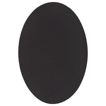 Teppich ""HUARTE"" Schwarz 120x170 cm Oval