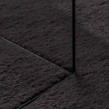 Bereichsteppiche Oval HUARTE Schwarz 140 x 200 cm