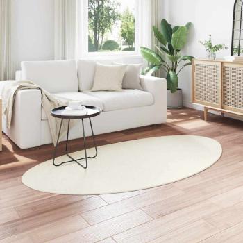 Teppich HUARTE Creme 80 x 150 cm Polyester
