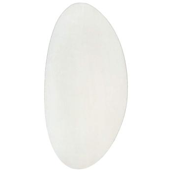Teppiche Creme Polyester 100 x 200 cm Teppiche Oval
