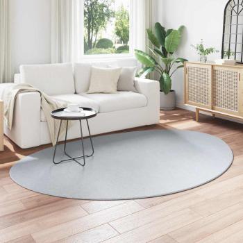 Teppiche Grau Polyester 160 x 230 cm Bereichsteppich Oval
