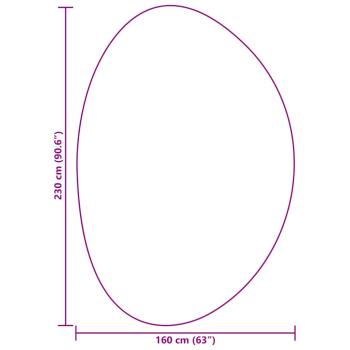 Teppiche Waldgrün Polyester 160 x 230 cm Rutschfest