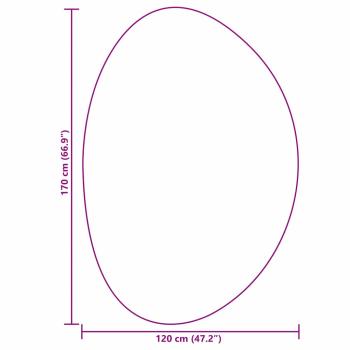 Teppiche Schwarz Baumwolle 120 x 170 cm Modischer Teppich Oval