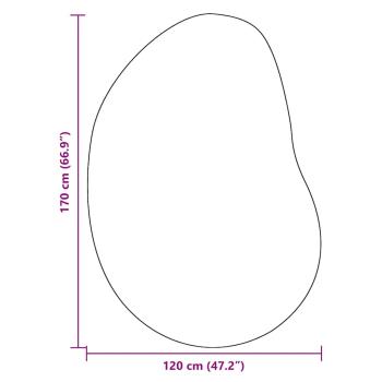 Teppich Anthrazit 120x170 cm Polyester rutschfest