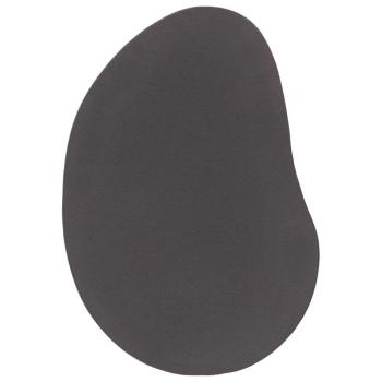 Teppich Anthrazit 140x200 cm Polyester Rutschfest