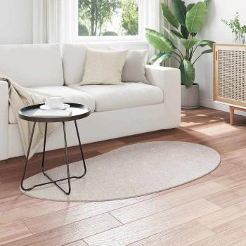 Teppich Sand 80x150 cm Polyester Rutschfest