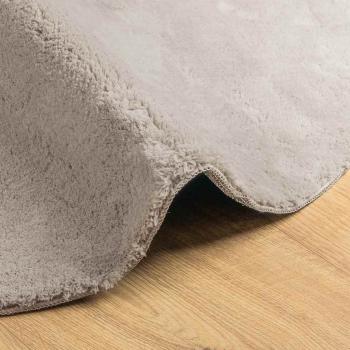 Teppich Sand 100x200 cm Polyester Rutschfest