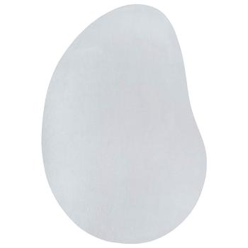 Teppich Grau 100x200 cm Polyester Rutschfest