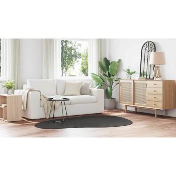 Teppiche Anthrazit Polyester 140 x 200 cm Dekorative Intarsien