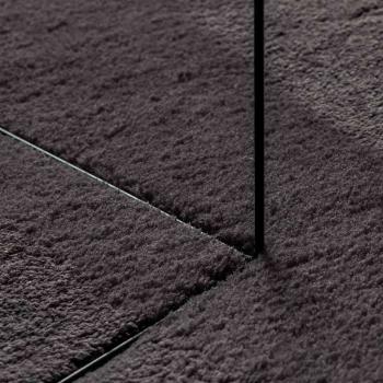 Teppiche Anthrazit Polyester 140 x 200 cm Dekorative Intarsien