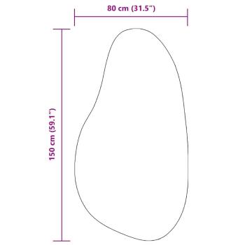 Teppiche Beige Wolle 80 x 150 cm Teppich Wellenform Modern