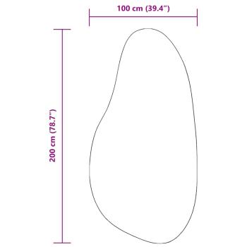 Teppiche Creme Polyester 100 x 200 cm Rutschfest