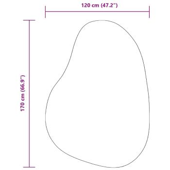 Teppiche Grau Polyester 120 x 170 cm Rutschfest Bereichsteppich