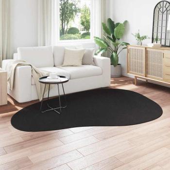 Teppiche Schwarz Polypropylen 160 x 230 cm Wellenmuster
