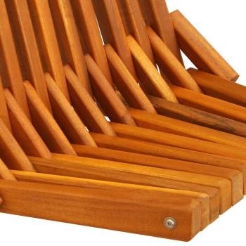 Klappgartenstühle 2 Stück aus Akazienholz