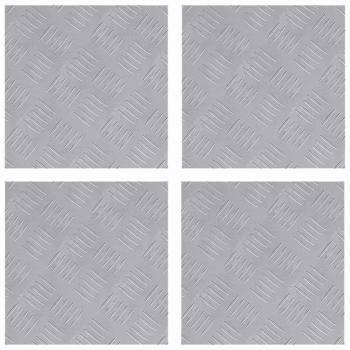 Aluminium Riffelbleche 4er Set Anti-Rutsch 30x30 cm