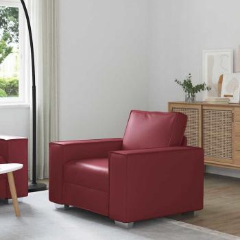 ARDEBO.de - Sessel Weinrot 59 cm Kunstleder