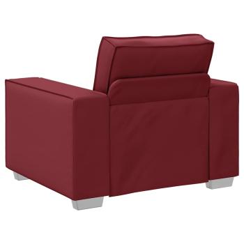 Sessel Weinrot 59 cm Kunstleder