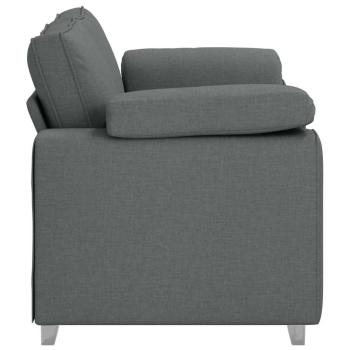 Loveseat Sofa in Dunkelgrau, 120 cm, Stoff