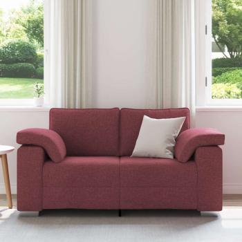 Loveseats Sofa in Weinrot, 120 cm Stoff