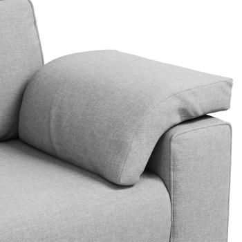 Loveseat Sofa Wolkengegrey 120 cm Stoff