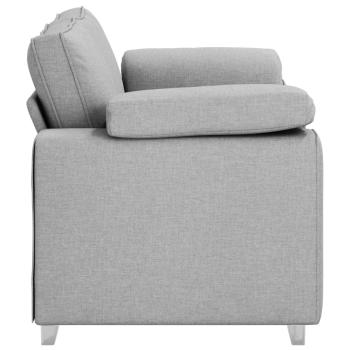 Zweisitzer-Sofa Wolkengrau 160 cm Stoff
