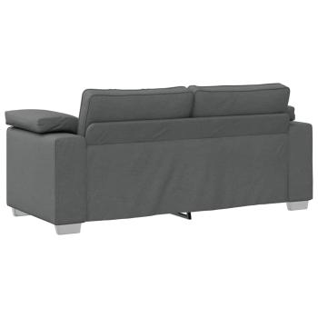Leseecke Sofa Dunkelgrau 140 cm Stoff