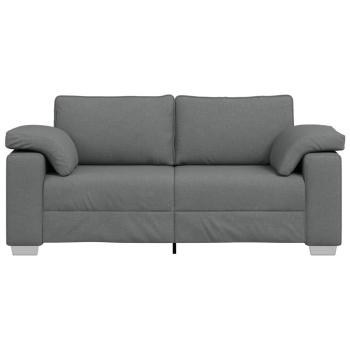 Leseecke Sofa Dunkelgrau 140 cm Stoff