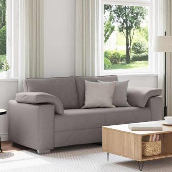 ARDEBO.de - Loveseat Sofa in Taupe, 140 cm, aus Stoff