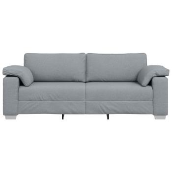 3-Sitzer Sofa in Hellgrau, 178 cm, Stoff