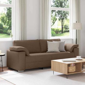 ARDEBO.de - 3-Sitzer Sofa in Braun, 178 cm, aus Stoff