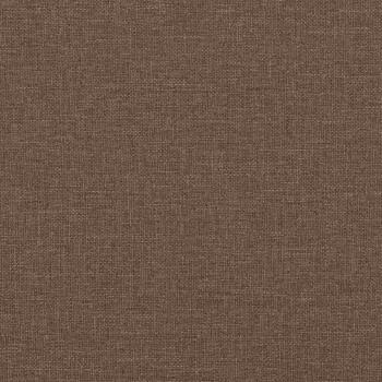 3-Sitzer Sofa in Braun, 178 cm, aus Stoff