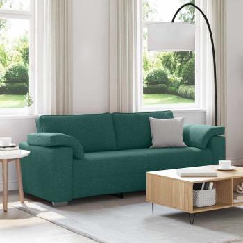 ARDEBO.de - 3-Sitzer Sofa Dunkelgrün 178 cm Stoff