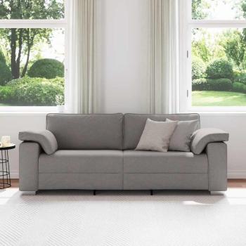 3-Sitzer Sofa in Taupe, 178 cm, aus Stoff