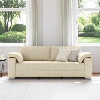 3-Sitzer Sofa in Creme, 178 cm, Stoff
