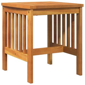 Garten Beistelltisch Braun 45x45x50 cm Massivholz Akazie