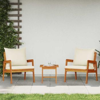 Gartenstühle 2 Stück 59,5x65x71,5 cm Massivholz Akazie