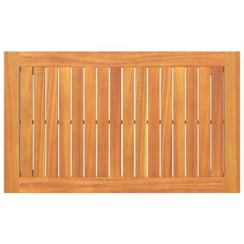 Couchtisch 75x40x38 cm aus massivem Akazienholz