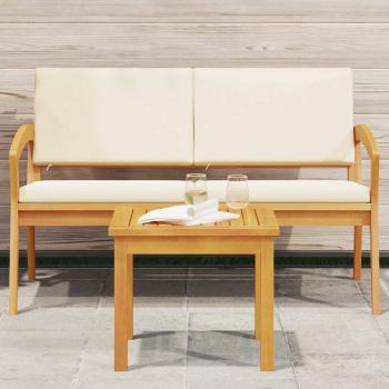 Beistelltisch 45x45x38 cm Massivholz Akazie