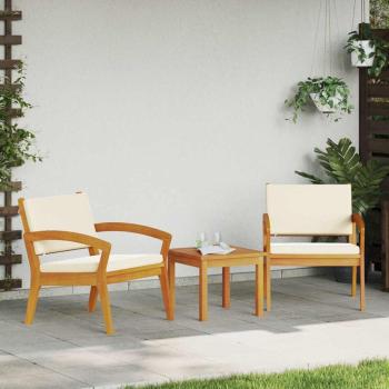 ARDEBO.de - Gartenstühle 2er Set 59,5x70,5x72,5 cm aus Akazienholz