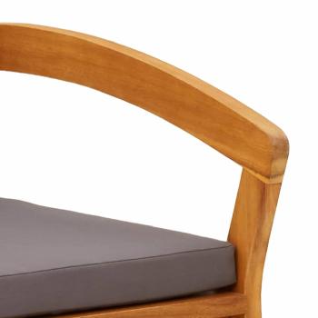 Gartenstuhl 2 Stück 59,5x70,5x72,5 cm Massivholz Akazie