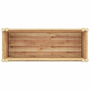 Garten Hochbeet 90x35x70 cm Bambus