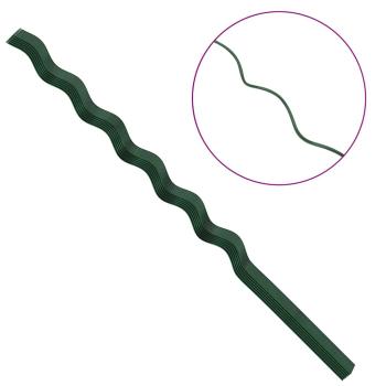 Spiral Pflanzenstützen 50 Stück 150 cm Stahl