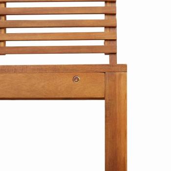 Gartenbank 100x50x91 cm Solides Akazienholz