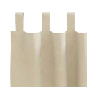 Verdunkelungsvorhänge 2 Stk. Creme 140 x 260 cm Samt
