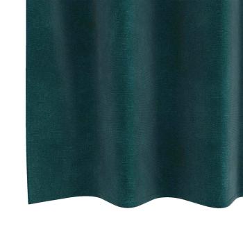 Verdunkelungsvorhänge mit Ösen 2 Stk. Dunkelgrün Velvet
