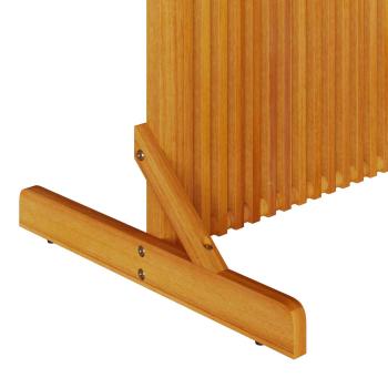 Sichtschutz für drinnen/draußen 200 cm aus solidem Akazienholz