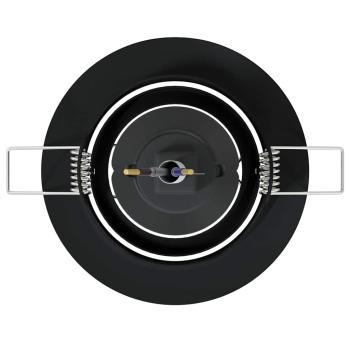 Lampen 24 Stück Schwarz Kunststoff 9 cm Modern